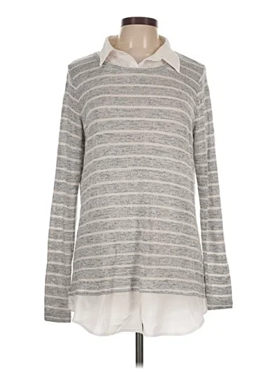 Pre-owned Assorted Brands Pullover Sweater In Gray