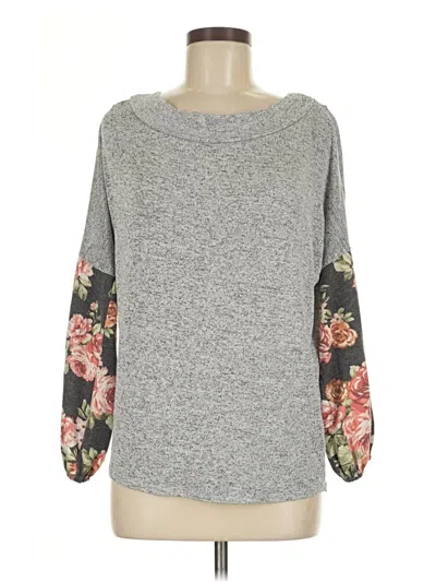 Pre-owned Assorted Brands Pullover Sweater In Gray