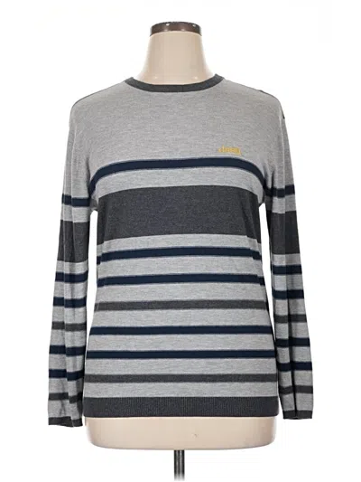Pre-owned Assorted Brands Pullover Sweater In Gray