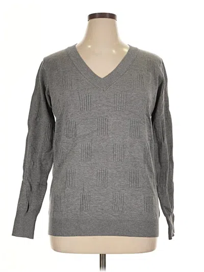 Pre-owned Assorted Brands Pullover Sweater In Gray
