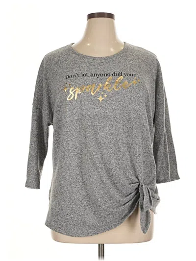 Pre-owned Assorted Brands Pullover Sweater In Gray