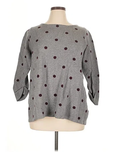 Pre-owned Assorted Brands Pullover Sweater In Gray