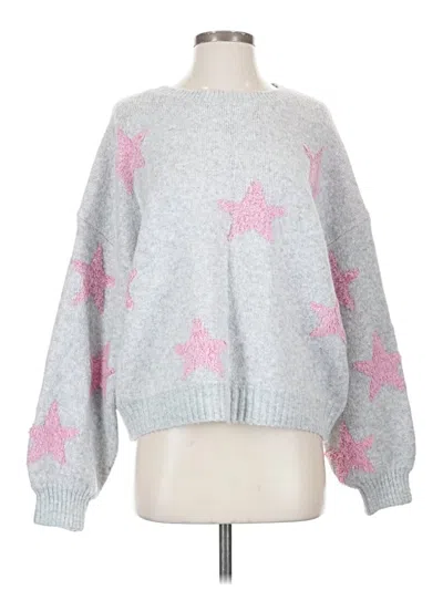 Pre-owned Assorted Brands Pullover Sweater In Gray