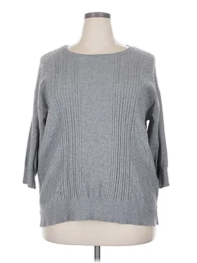 Pre-owned Assorted Brands Pullover Sweater In Gray