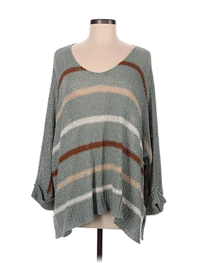 Pre-owned Assorted Brands Pullover Sweater In Gray