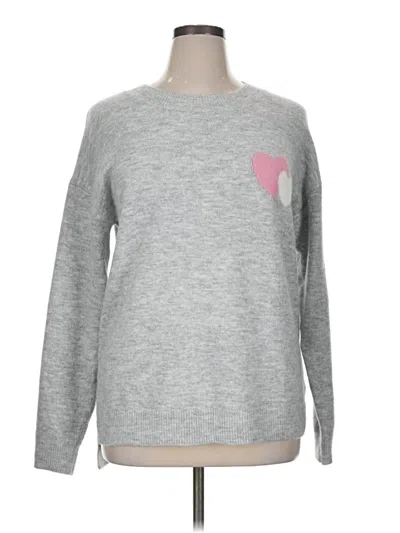 Pre-owned Assorted Brands Pullover Sweater In Gray