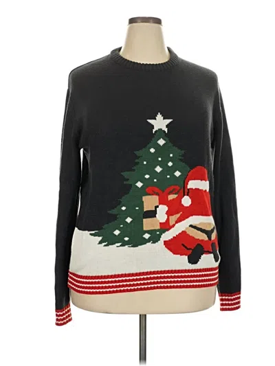 Pre-owned Assorted Brands Pullover Sweater In Gray