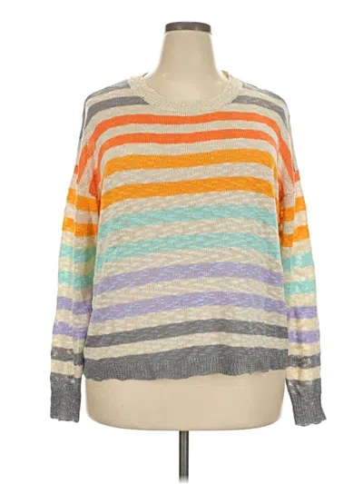 Pre-owned Assorted Brands Pullover Sweater In Gray
