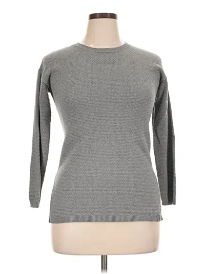 Pre-owned Assorted Brands Pullover Sweater In Gray