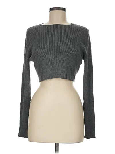Pre-owned Assorted Brands Pullover Sweater In Gray