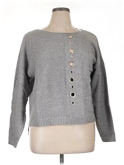 Pre-owned Assorted Brands Pullover Sweater In Gray