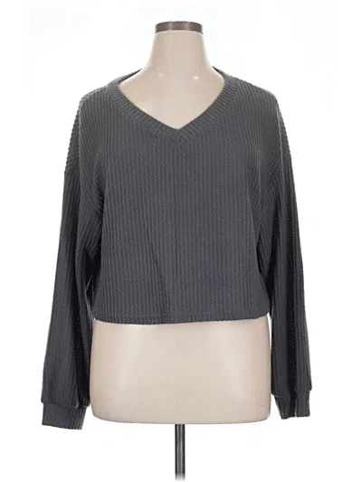 Pre-owned Assorted Brands Pullover Sweater In Gray