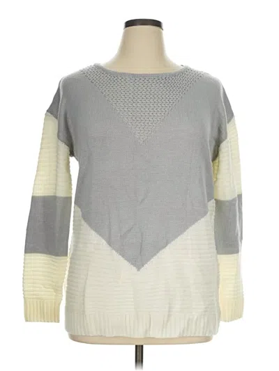 Pre-owned Assorted Brands Pullover Sweater In Gray