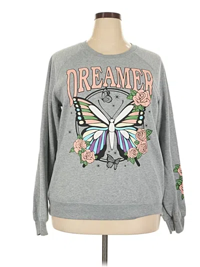 Pre-owned Assorted Brands Pullover Sweater In Gray