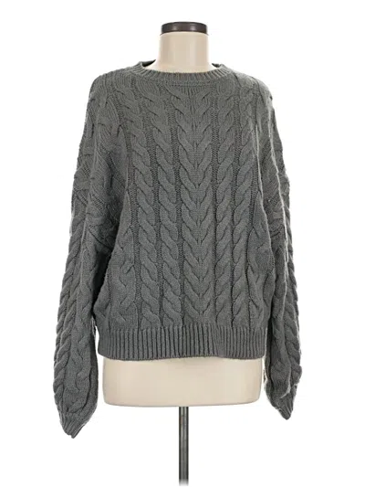Pre-owned Assorted Brands Pullover Sweater In Gray