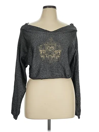 Pre-owned Assorted Brands Pullover Sweater In Gray