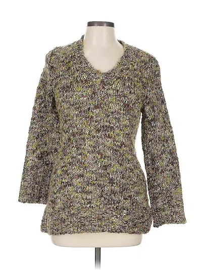 Pre-owned Assorted Brands Pullover Sweater In Green