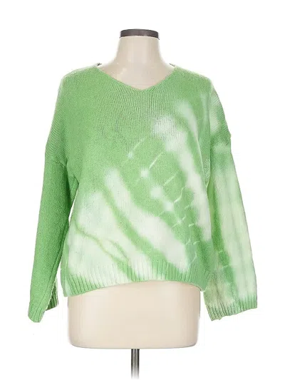 Pre-owned Assorted Brands Pullover Sweater In Green
