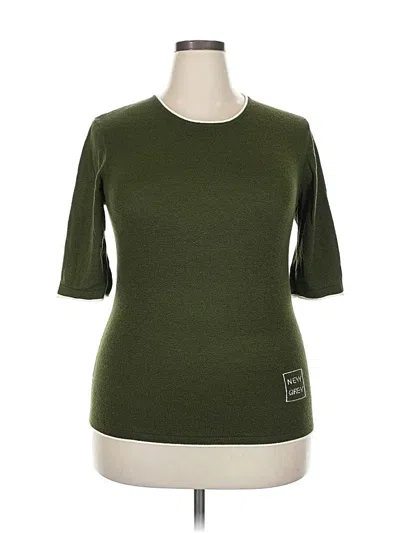 Pre-owned Assorted Brands Pullover Sweater In Green