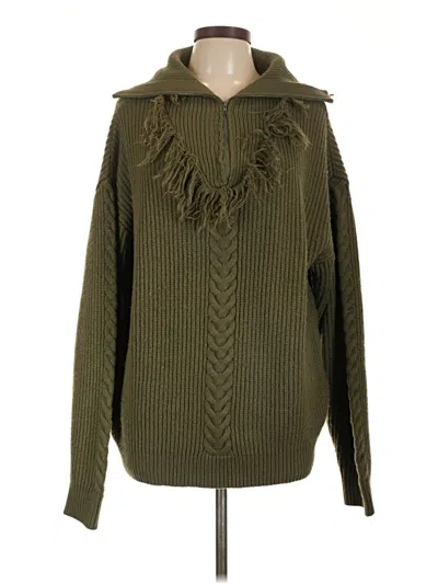 Pre-owned Assorted Brands Pullover Sweater In Green