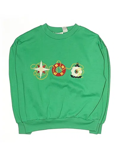 Pre-owned Assorted Brands Kids' Pullover Sweater In Green