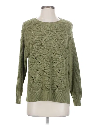 Pre-owned Assorted Brands Pullover Sweater In Green
