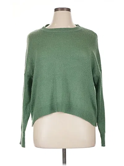 Pre-owned Assorted Brands Pullover Sweater In Green