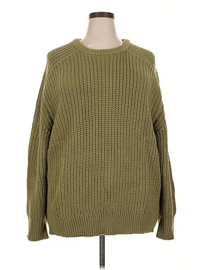 Assorted Brands Pullover Sweater In Green