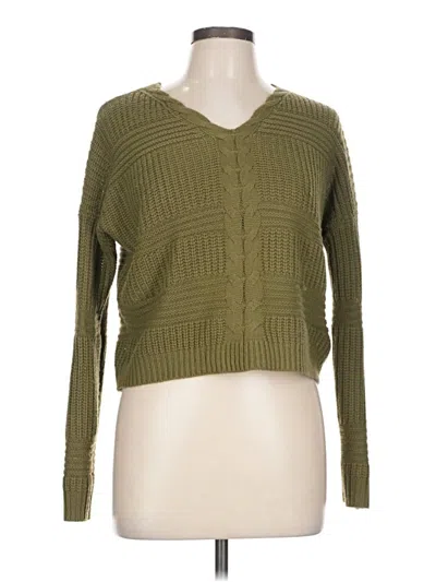 Pre-owned Assorted Brands Pullover Sweater In Green
