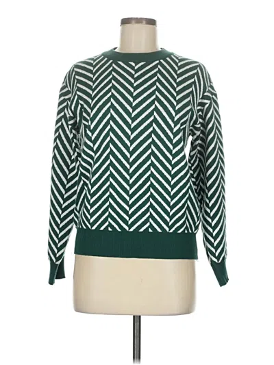 Pre-owned Assorted Brands Pullover Sweater In Green