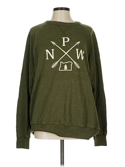 Pre-owned Assorted Brands Pullover Sweater In Green