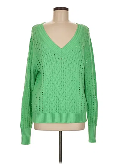Pre-owned Assorted Brands Pullover Sweater In Green