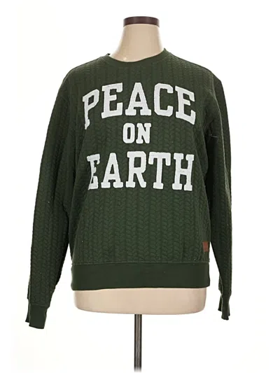 Pre-owned Assorted Brands Pullover Sweater In Green