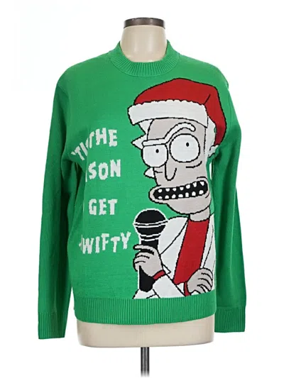 Pre-owned Assorted Brands Pullover Sweater In Green