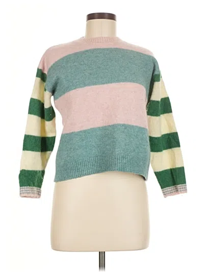 Pre-owned Assorted Brands Pullover Sweater In Green