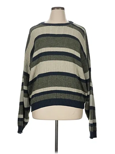 Pre-owned Assorted Brands Pullover Sweater In Green
