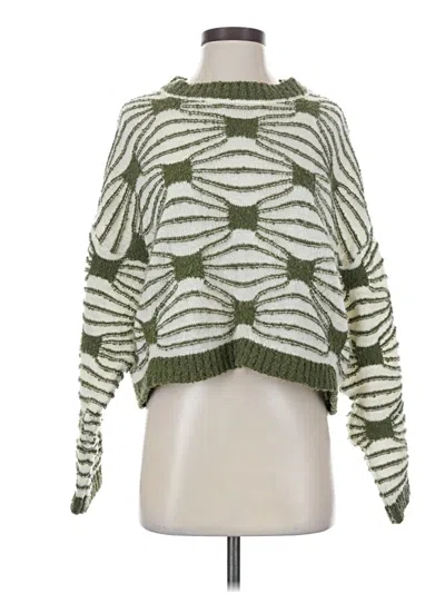 Pre-owned Assorted Brands Pullover Sweater In Green