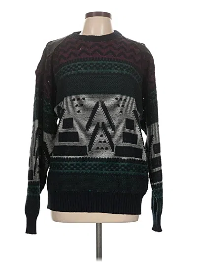 Pre-owned Assorted Brands Pullover Sweater In Green