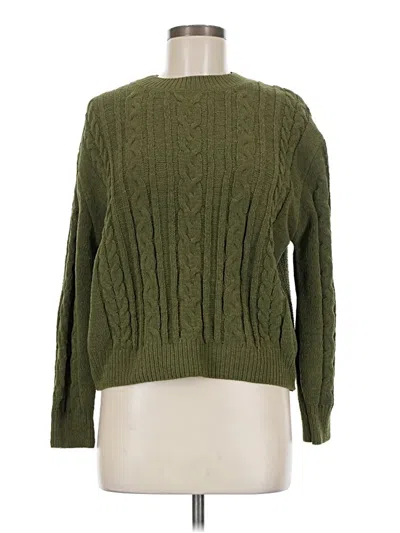 Pre-owned Assorted Brands Pullover Sweater In Green
