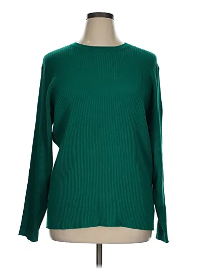 Pre-owned Assorted Brands Pullover Sweater In Green