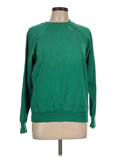 Pre-owned Assorted Brands Pullover Sweater In Green