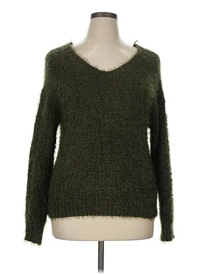 Pre-owned Assorted Brands Pullover Sweater In Green