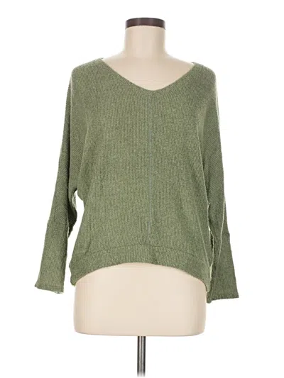 Pre-owned Assorted Brands Pullover Sweater In Green