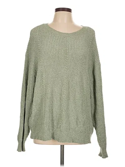 Pre-owned Assorted Brands Pullover Sweater In Green
