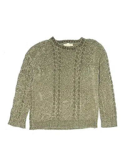 Pre-owned Assorted Brands Kids' Pullover Sweater In Green