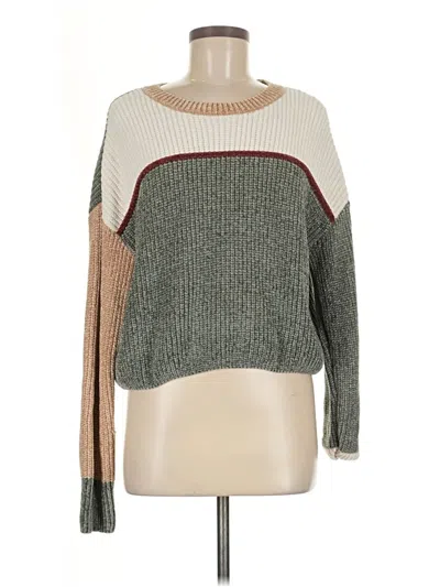 Pre-owned Assorted Brands Pullover Sweater In Green