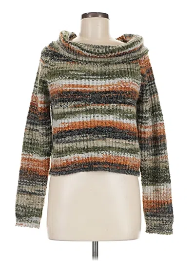 Pre-owned Assorted Brands Pullover Sweater In Green