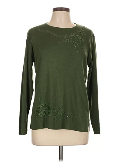 Pre-owned Assorted Brands Pullover Sweater In Green