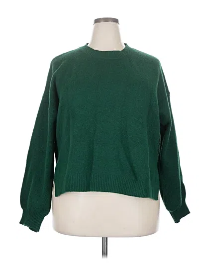 Pre-owned Assorted Brands Pullover Sweater In Green