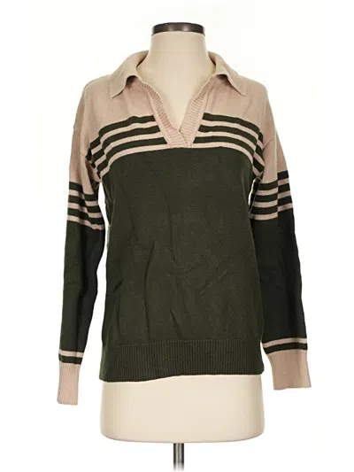 Pre-owned Assorted Brands Pullover Sweater In Green